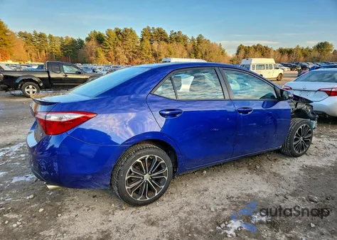 2015 Toyota Corolla L z USA, uszkodzony, nr VIN 2T1BURHE5FC411247